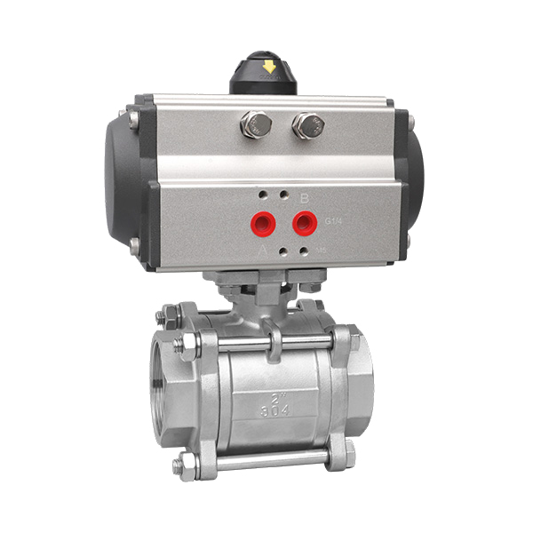 氣動(dòng)螺紋三片式球閥