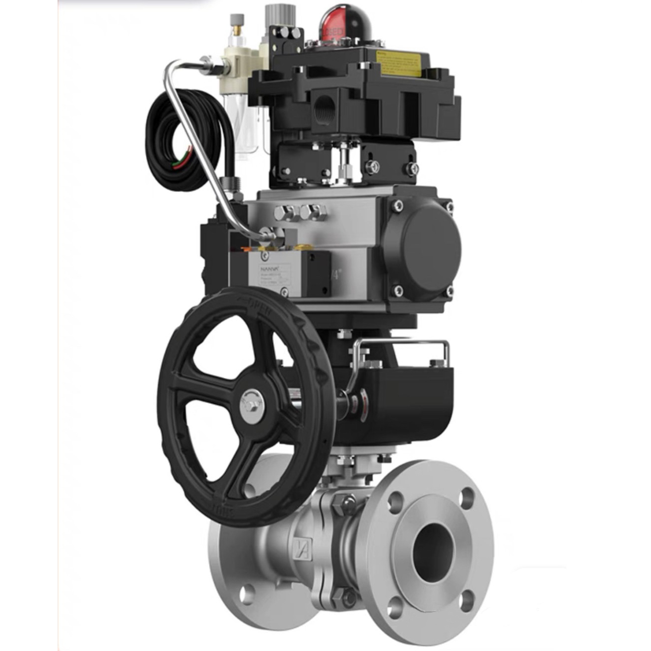防爆氣動O型切斷球閥