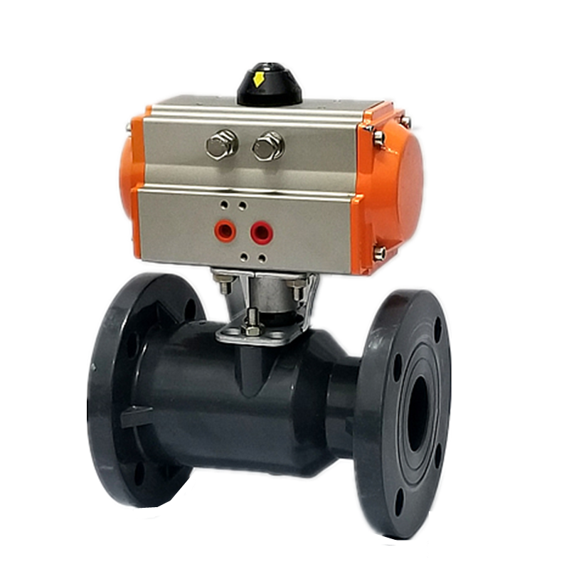 氣動(dòng)塑料法蘭球閥