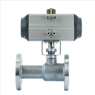 氣動(dòng)高溫法蘭球閥