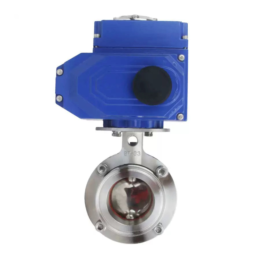 電動衛(wèi)生級快裝蝶閥