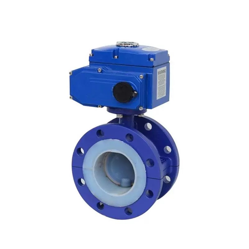 電動法蘭襯氟蝶閥